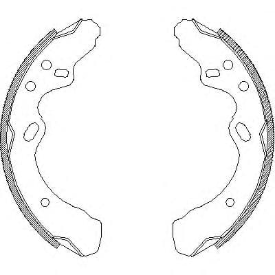 4366.00 Remsa Гальмівні колодки для Mazda 323