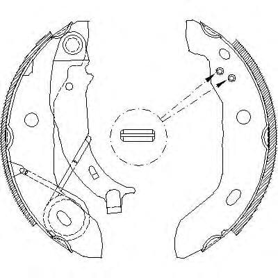 4421.00 Remsa Гальмівні колодки для Mercedes A-Class