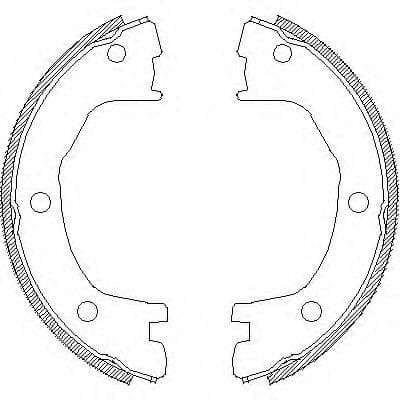 4712.00 Remsa Колодки ручника