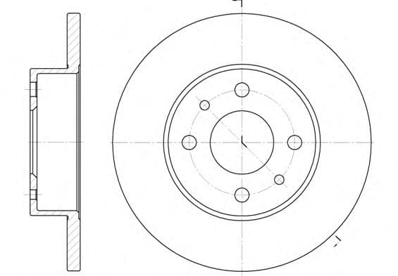 6111.00 Remsa Гальмівний диск