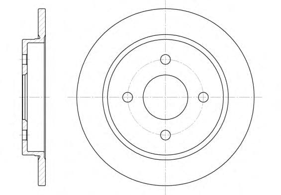 6155.00 Remsa Тормозной диск