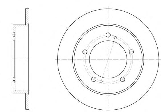 6331.00 Remsa Тормозной диск