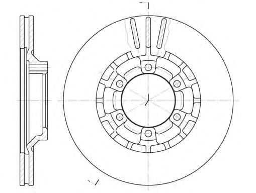 6464.10 Remsa Гальмівний диск