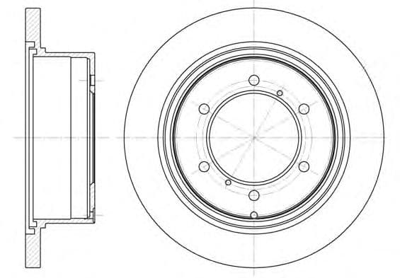 6552.00 Remsa Тормозной диск