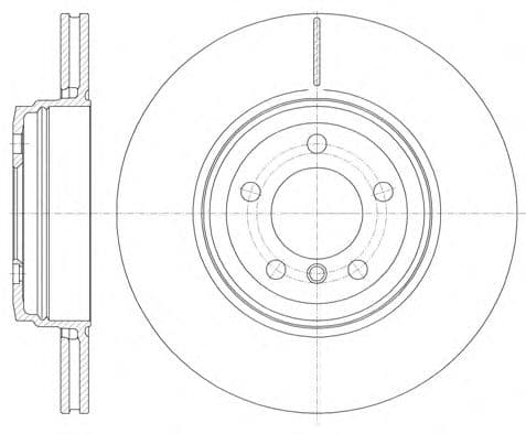 6852.10 Remsa Тормозной диск