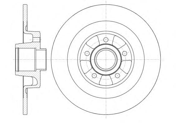 6999.00 Remsa Гальмівний диск