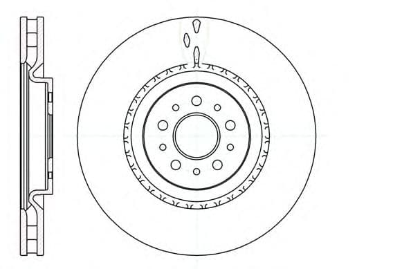 61010.10 Remsa Тормозной диск