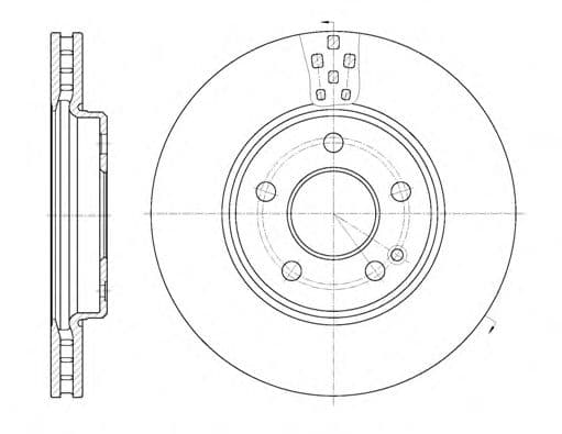61029.10 Remsa Гальмівний диск