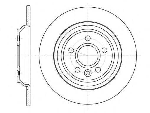 61045.00 Remsa Гальмівний диск
