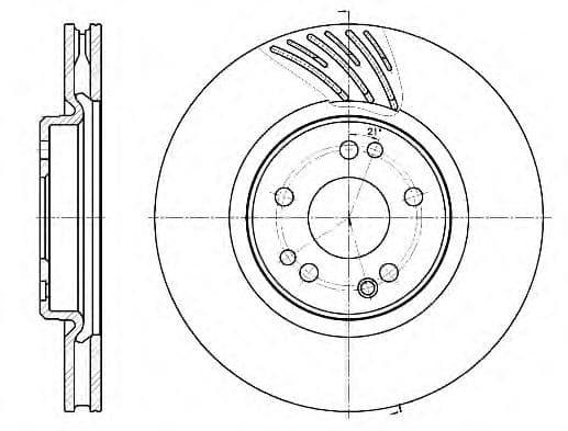 61152.11 Remsa Тормозной диск