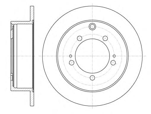 61230.00 Remsa Гальмівний диск