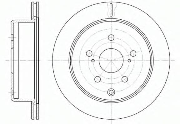 61253.10 Remsa Тормозной диск