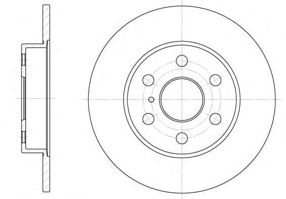 61258.00 Remsa Гальмівний диск для Isuzu Trooper