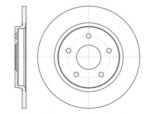 61394.00 Remsa Гальмівний диск