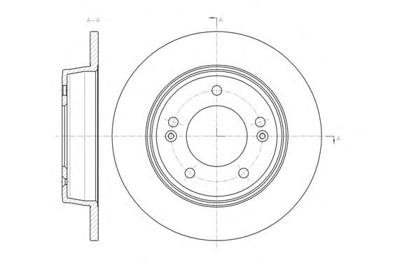 61435.00 Remsa Тормозной диск