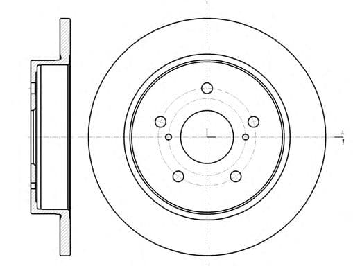 61480.00 Remsa Гальмівний диск для Suzuki Kizashi