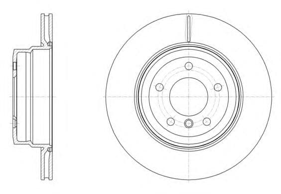 61494.10 Remsa Тормозной диск для BMW 1 Series