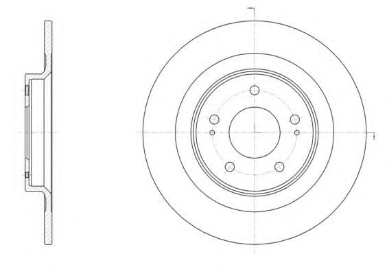 61528.00 Remsa Тормозной диск