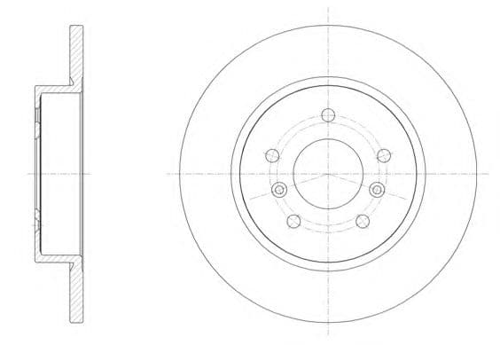 61582.00 Remsa Гальмівний диск