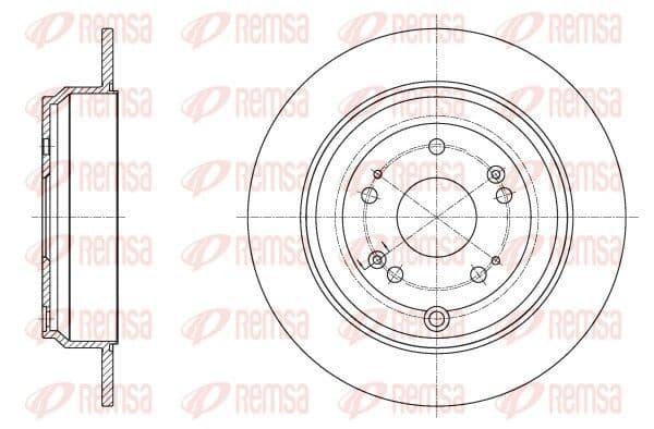 6251500 Remsa Гальмівний диск