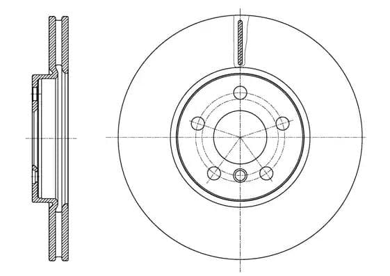 6159610 Remsa Гальмівний диск