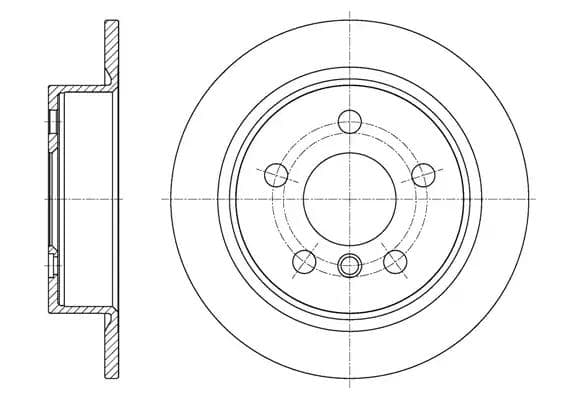 6161800 Remsa Гальмівний диск для MINI Cooper