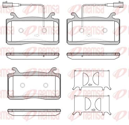 175922 Remsa Тормозные колодки