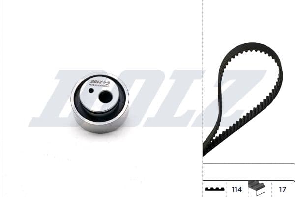 skd030 Dolz Комплект ременя ГРМ