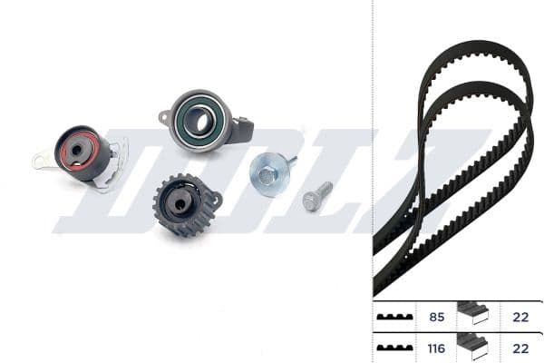 skd029 Dolz Комплект ременя ГРМ