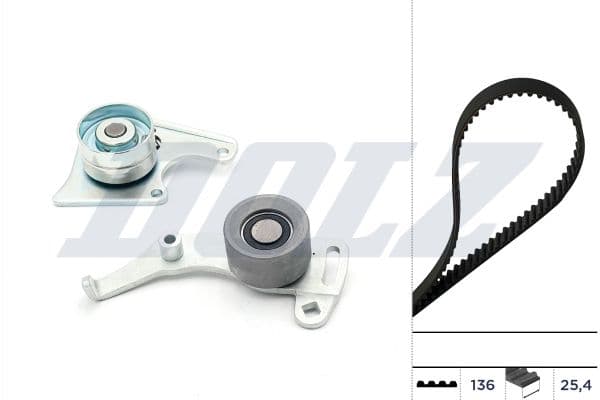 skd012 Dolz Комплект ремня ГРМ