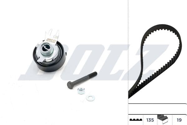 skd031 Dolz Комплект ременя ГРМ