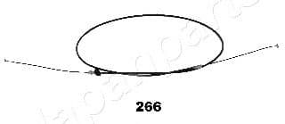 BC-266 Japanparts Трос ручного гальма для Toyota Hiace