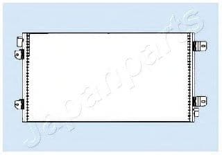 CND093050 Japanparts Радіатор кондиціонера
