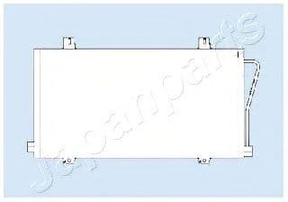 CND093051 Japanparts Радіатор кондиціонера