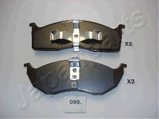 PA-099AF Japanparts Тормозные колодки