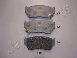 PA-149AF Japanparts Гальмівні колодки