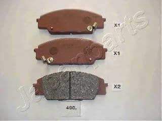 PA-490AF Japanparts Гальмівні колодки