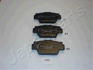 PP-499AF Japanparts Тормозные колодки