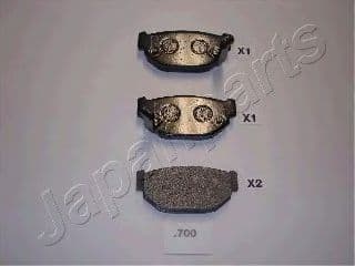 PP-700AF Japanparts Гальмівні колодки