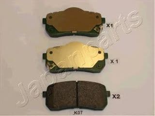 PP-K07AF Japanparts Гальмівні колодки
