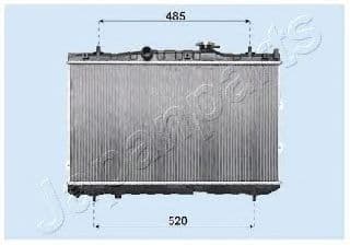 RDA333030 Japanparts Радіатор охолодження двигуна для Kia Cerato