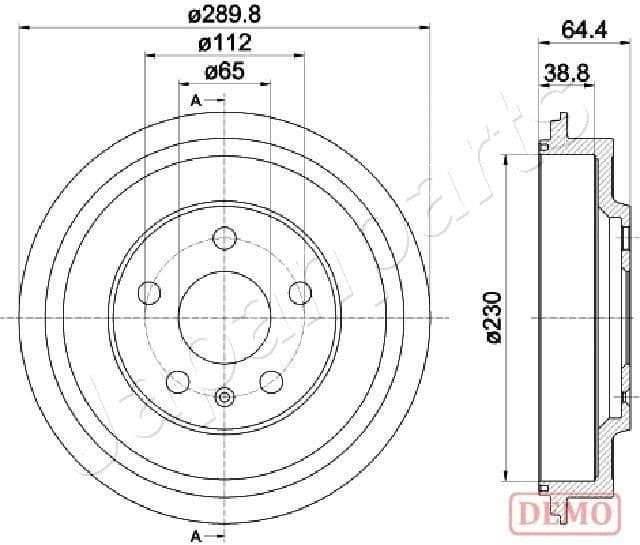 ta0911c Japanparts Гальмівний барабан