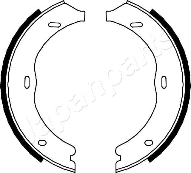 gf0504af Japanparts Гальмівні колодки