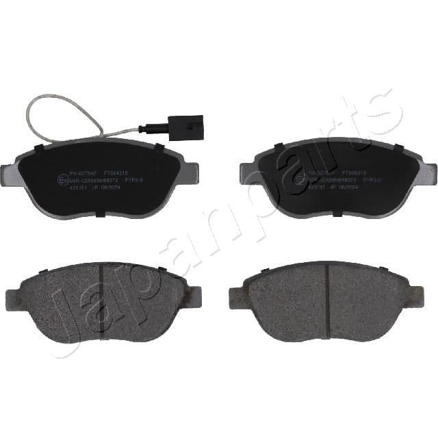 pa0278af Japanparts Гальмівні колодки