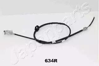 BC634R Japanparts Трос ручного тормоза