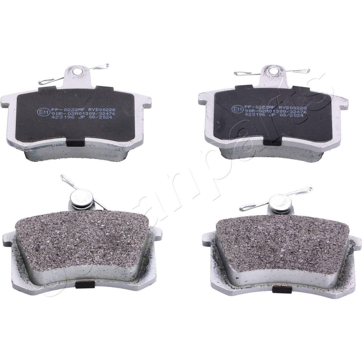 pp0222af Japanparts Гальмівні колодки