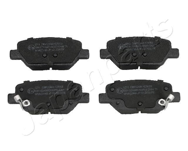 pp0211af Japanparts Гальмівні колодки для Fiat Tipo