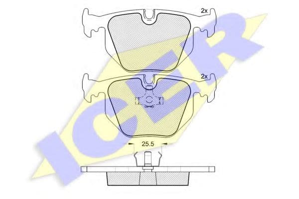 181548 Icer Гальмівні колодки