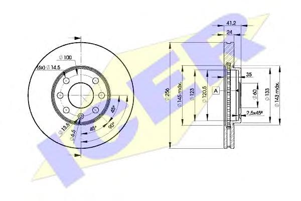 78BD7879-2 Icer Гальмівний диск