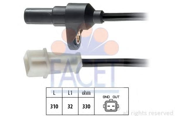9.0142 Facet Датчик положения коленвала